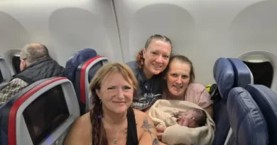 Mulher dá à luz em pleno voo nos EUA: “Avião está pousando, segura”