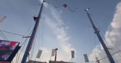 Cabo se rompe em brinquedo e deixa feridos em parque na Espanha; veja