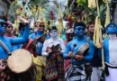 Ritual transforma ruas de Bali em desfile de cores e espiritualidade