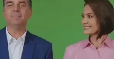 Michelle e Flávio Bolsonaro aparecem juntos em vídeo de campanha após rompimento público