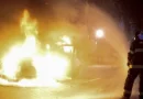 Acidente entre carretas provoca incêndio e interdita Rodoanel em SP